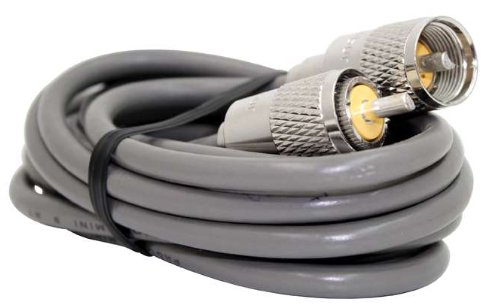CB Radio Coax Cable - Procomm PR1-8X 1 foot RG8X Coax Cable w/ PL-259 Connectors - CB Radio Supply