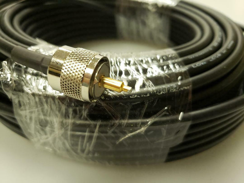 CB Radio Coax Cable - Tram Browning BR 240 LMR240 Type 100ft Ham Radio Base Coax Cable - CB Radio Supply