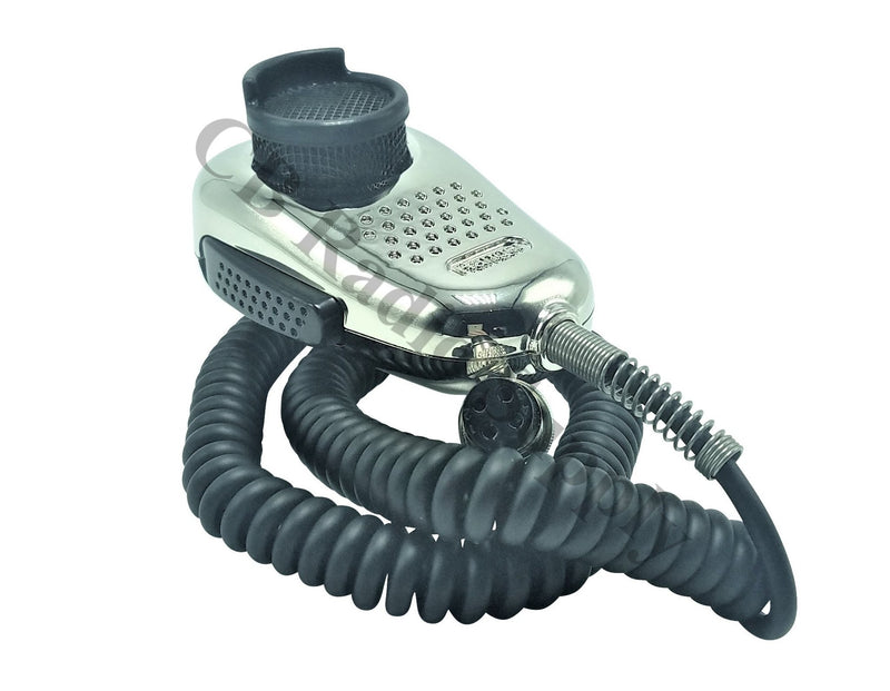CB Radio Microphone - Ranger SRA-198C Noise Cancelling Microphone Chrome Version - CB Radio Supply