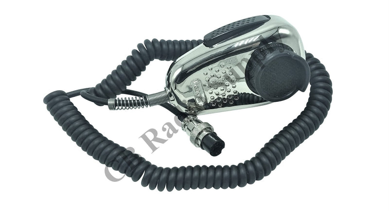 CB Radio Microphone - Ranger SRA-198C Noise Cancelling Microphone Chrome Version - CB Radio Supply