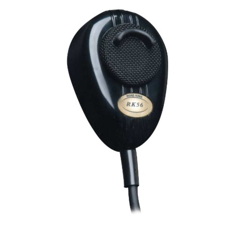CB Radio Microphone - RoadKing Black 4-Pin Dynamic Microphone - CB Radio Supply