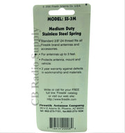 CB Radio Spring - Firestik SS-3M Stainless Steel Medium Duty CB Radio Antenna Mount Spring - CB Radio Supply