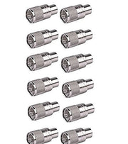 COAX Connectors - AMPHENOL (83-1SPB-15RFX) PL-259 / UHF [Lot of 10] - CB Radio Supply