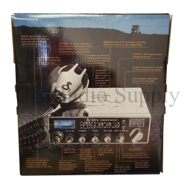 Cobra CB Radio - Cobra 29 LTD Chrome CB Radio Peaked and Tune - CB Radio Supply