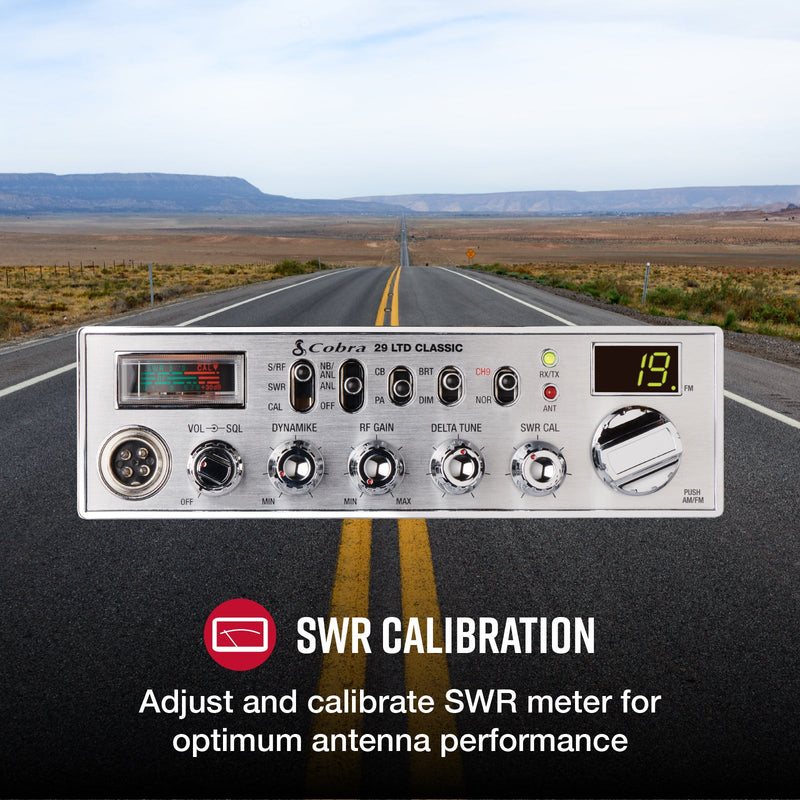 Cobra CB Radio - Cobra 29 LTD with AM/FM CB Radio - CB Radio Supply