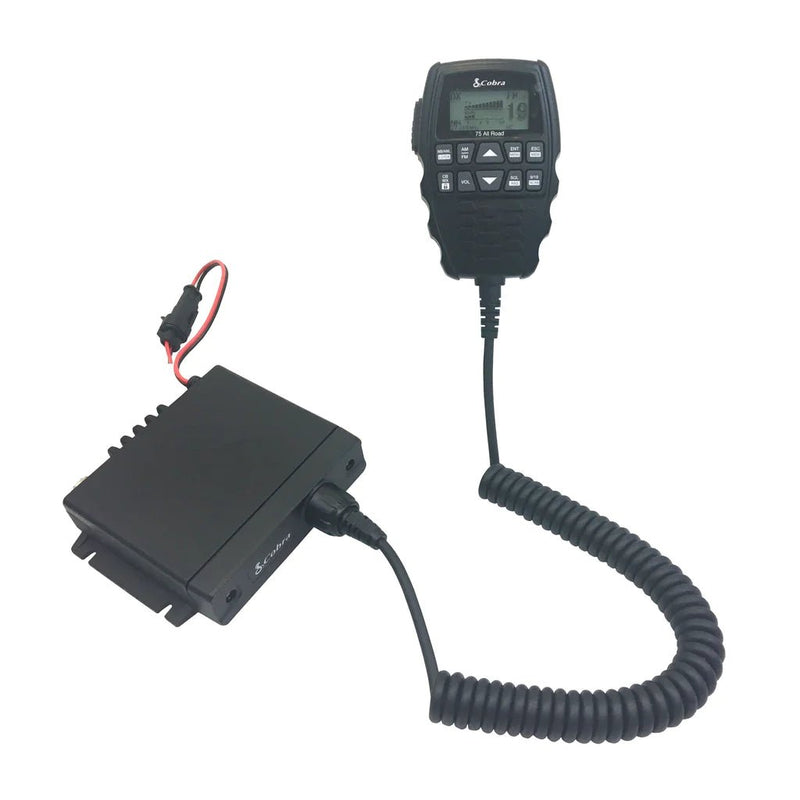 COBRA 75 ALL ROAD AM/FM CB RADIO, Virginia CB Antenna, 3 inch External ...