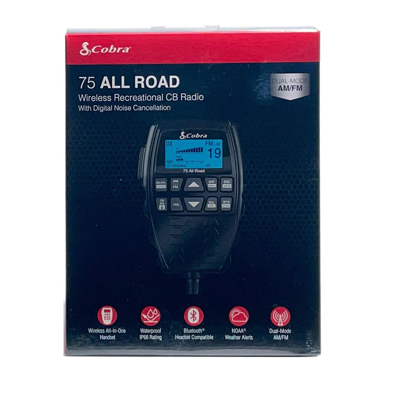 Cobra CB Radio - COBRA 75 ALL ROAD AM/FM CB RADIO All New for 2023 - CB Radio Supply