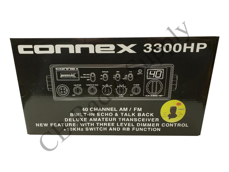 Connex 10 Meter Radio - Connex 3300HP Upgraded Finals! 30% greater output!! Pro Tuned and Aligned!!! - CB Radio Supply