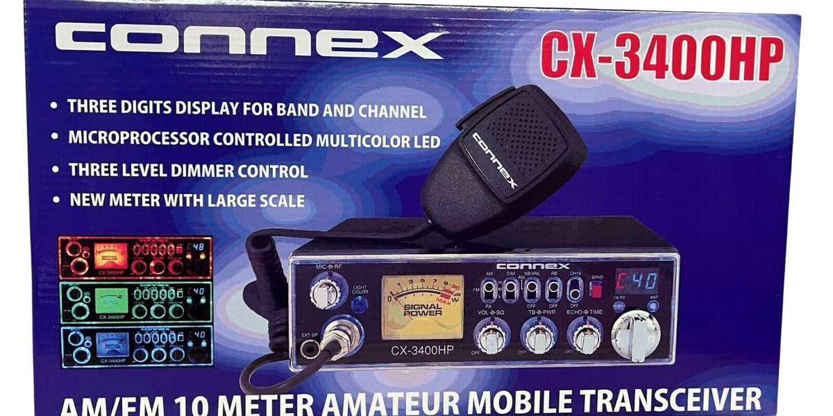 Connex 10 Meter Radio - Connex 3400HP Amateurs' Radio — CB Radio