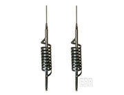 Dual Monkey Made CB Radio Antennas - Medium Shaft - 18ft Dual Coax - Brackets and Stud - CB Radio Supply