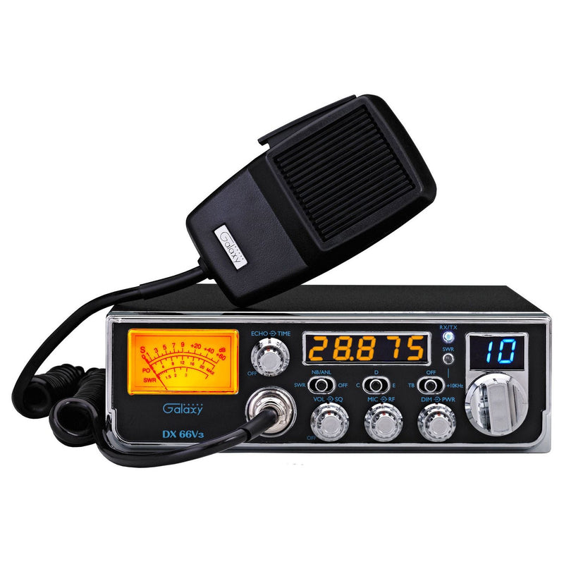 Galaxy 10 Meter Radio - Galaxy DX 66V3 - CB Radio Supply