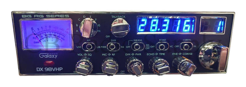 Galaxy 10 Meter Radio - Galaxy DX98VHP - CB Radio Supply