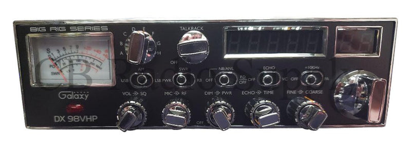 Galaxy 10 Meter Radio - Galaxy DX98VHP - CB Radio Supply