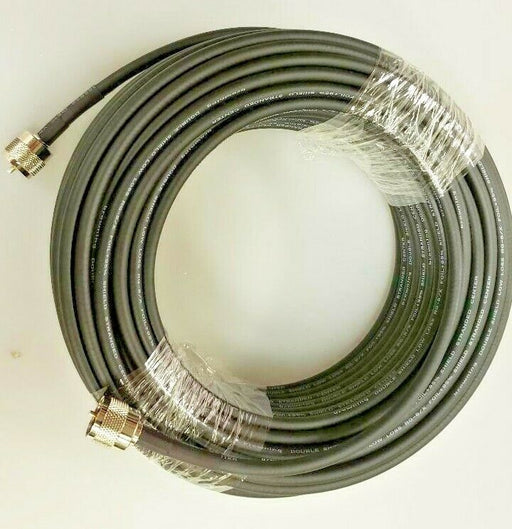 Premium 100ft Double Shielded RG8X Tram Browning Base Coax Cable- CB/Ham/Scanner - CB Radio Supply