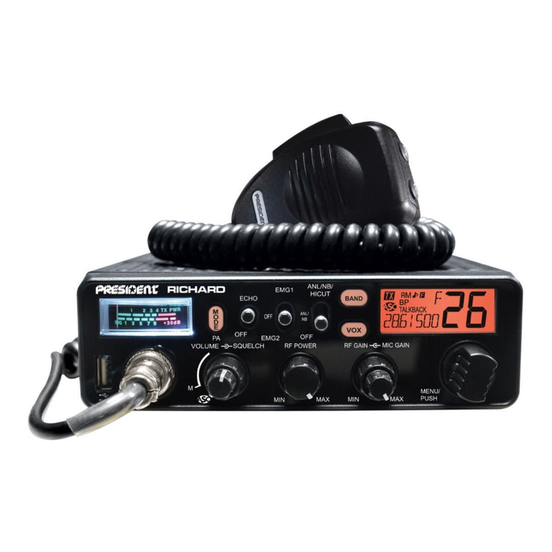 President 10 Meter Radio - President Richard Amateur Ham Radio - CB Radio Supply
