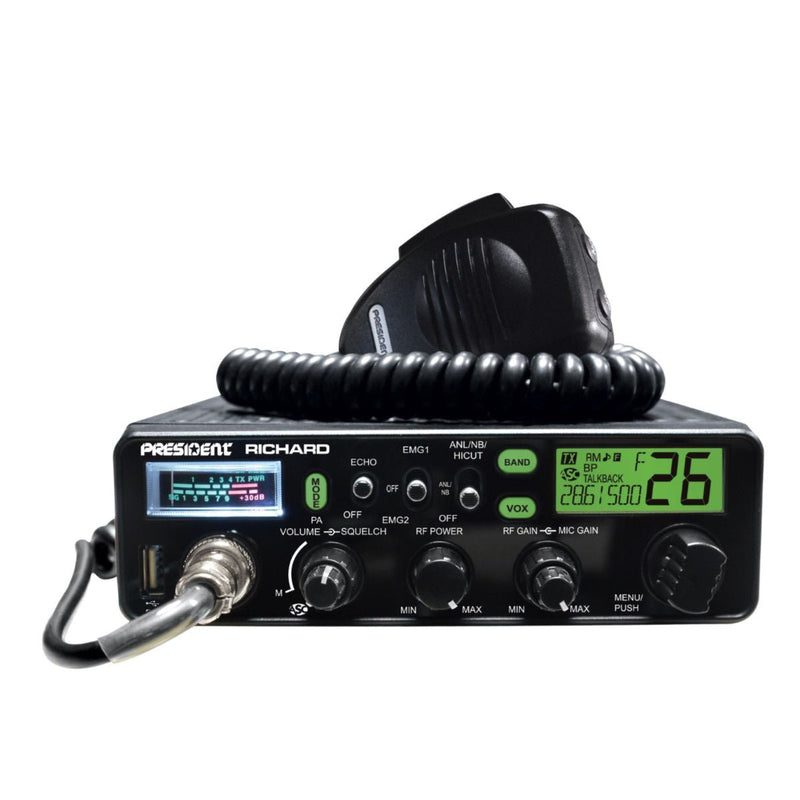 President 10 Meter Radio - President Richard Amateur Ham Radio - CB Radio Supply