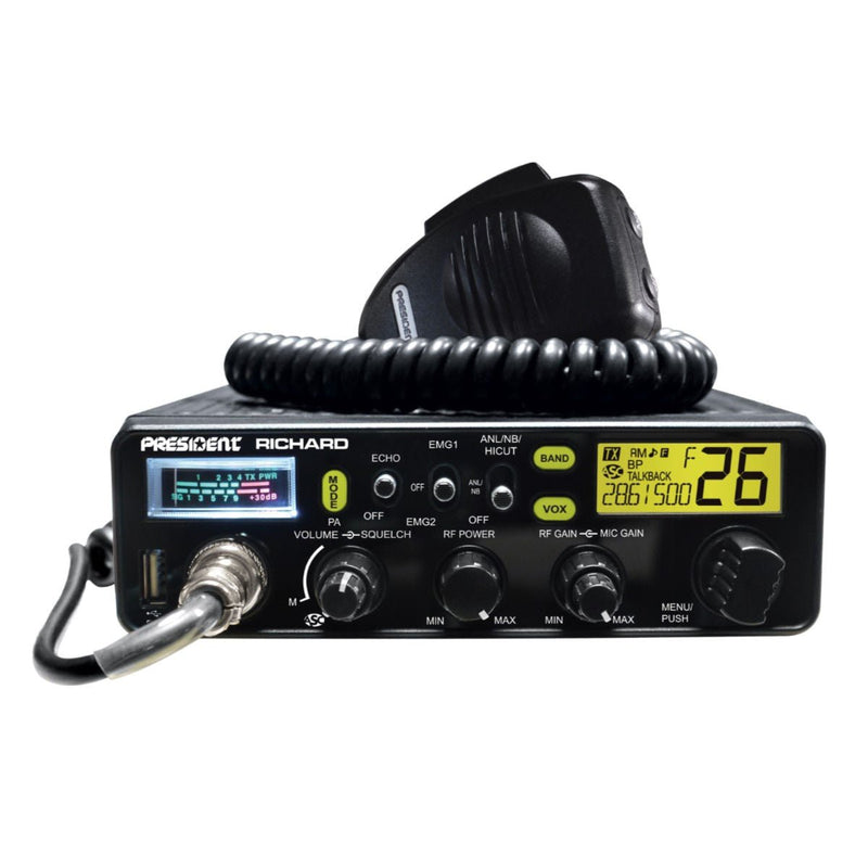 President 10 Meter Radio - President Richard Amateur Ham Radio - CB Radio Supply