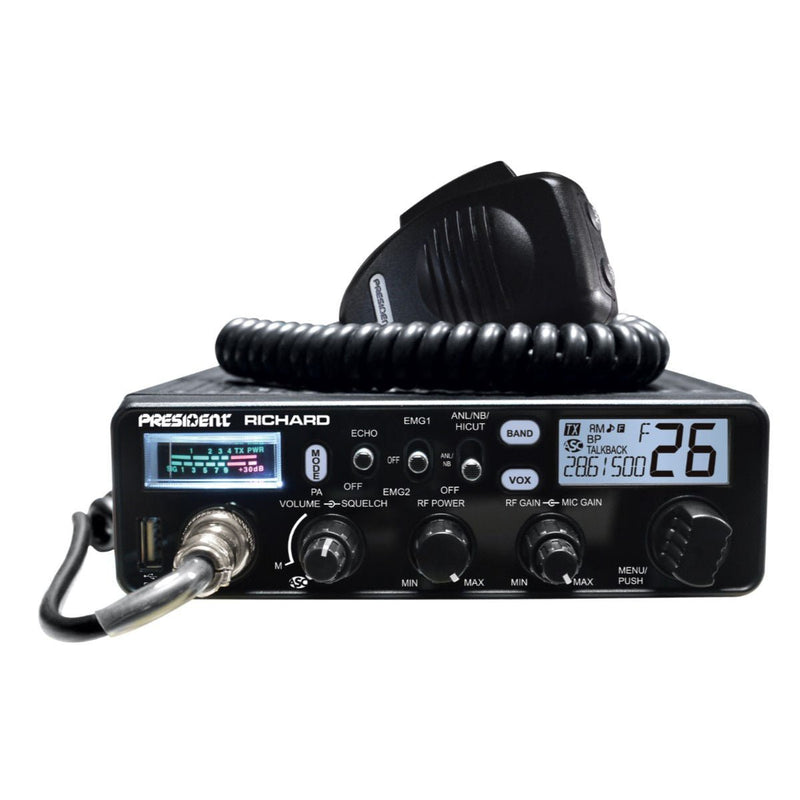 President 10 Meter Radio - President Richard Amateur Ham Radio - CB Radio Supply