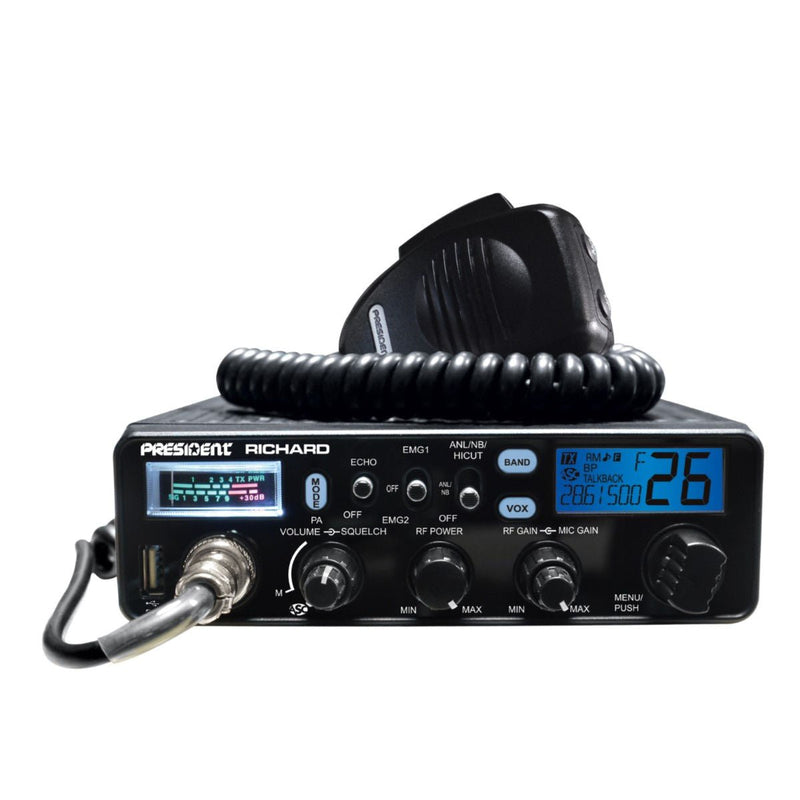 President 10 Meter Radio - President Richard Amateur Ham Radio - CB Radio Supply
