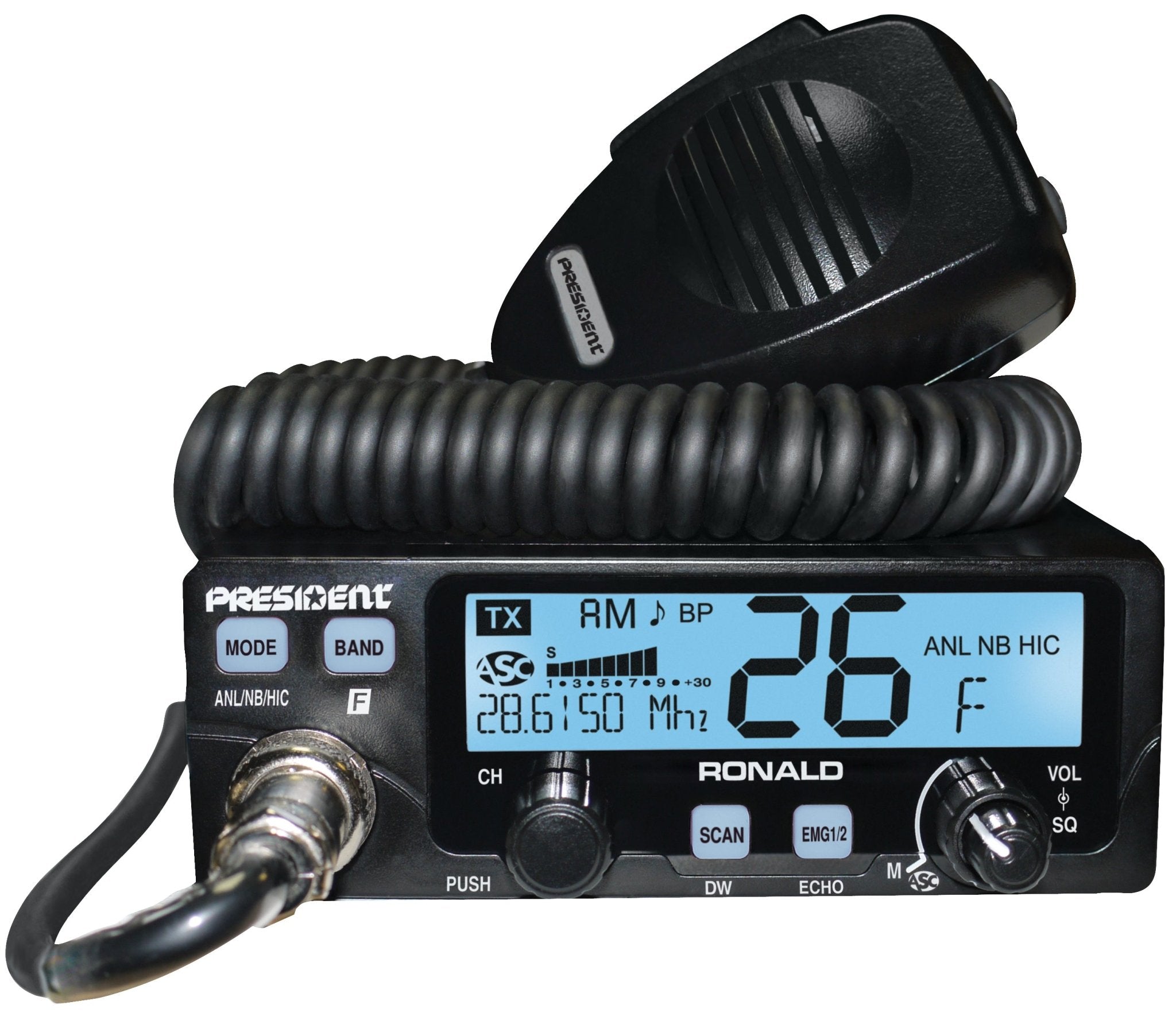 President 10 Meter Radio - President Ronald Amateur Ham Radio — CB