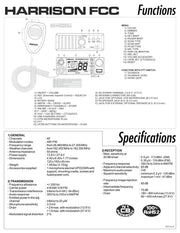 President CB Radio - FCC President Harrison 40 Channel AM/FM CB Radio - CB Radio Supply