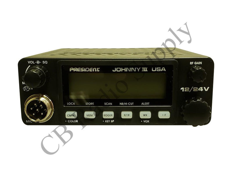 President CB Radio - President Johnny III CB Radio - CB Radio Supply