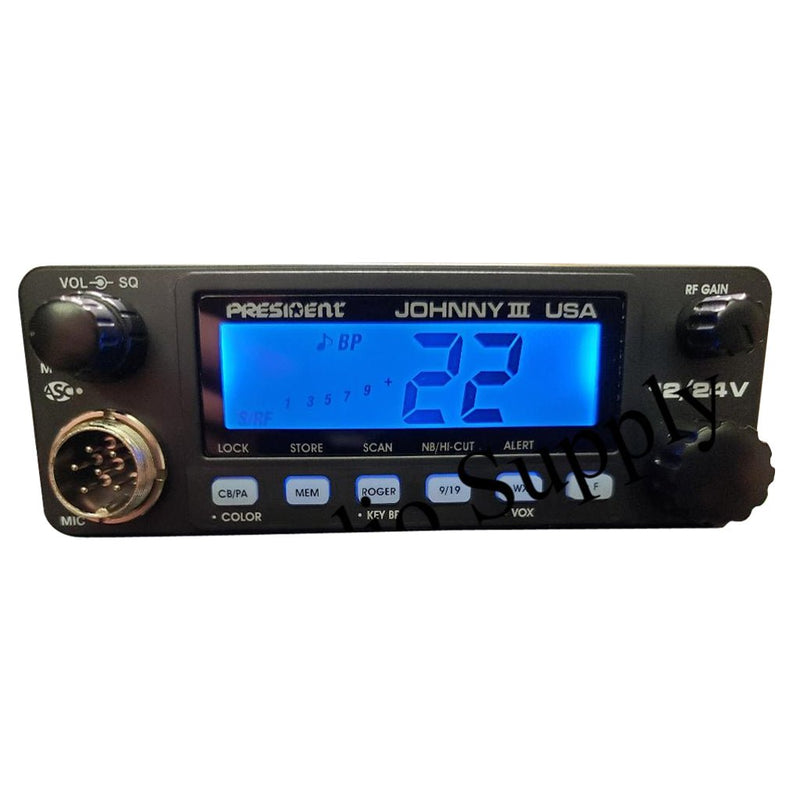 President CB Radio - President Johnny III CB Radio - CB Radio Supply