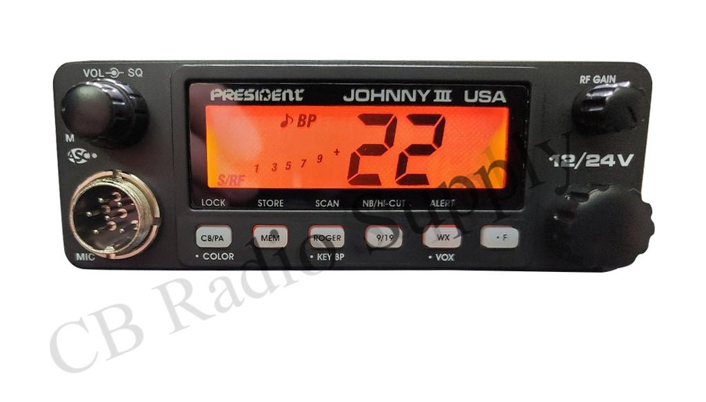 President CB Radio - President Johnny III CB Radio — CB Radio Supply