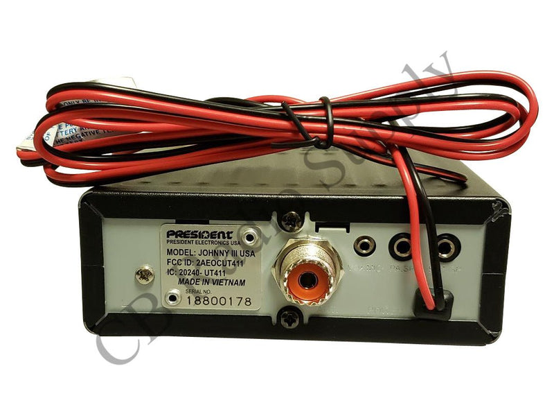 President CB Radio - President Johnny III CB Radio - CB Radio Supply