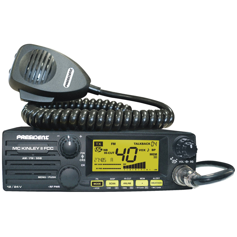 President CB Radio - President McKinley II FM Free Shipping - CB Radio Supply