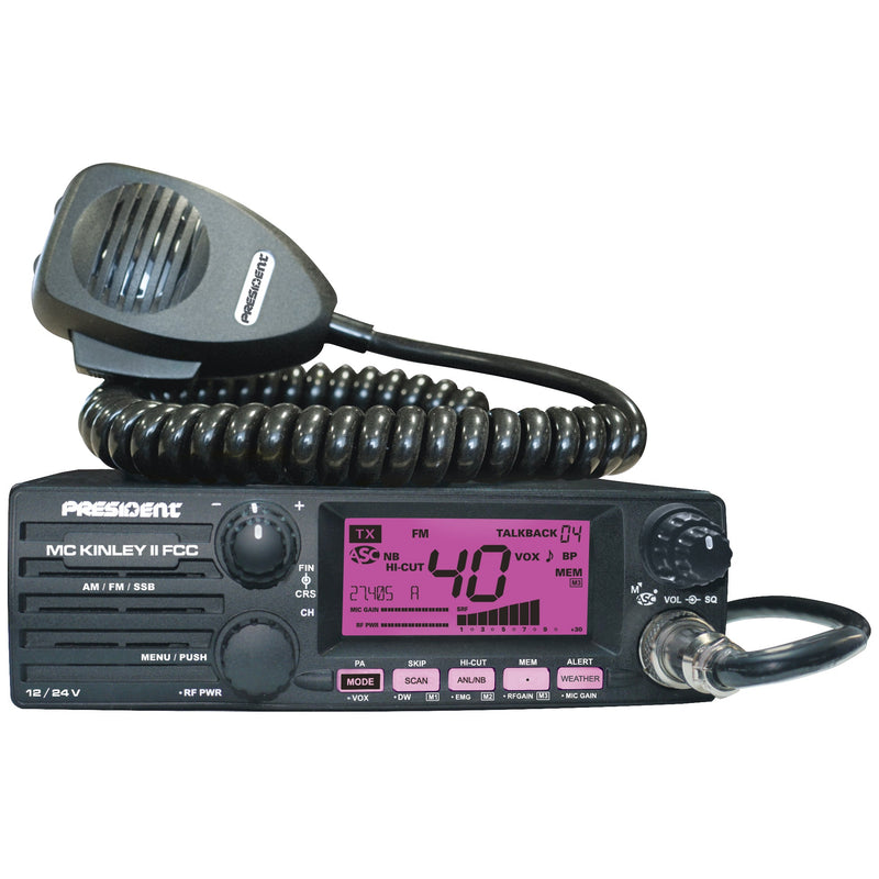 President CB Radio - President McKinley II FM Free Shipping - CB Radio Supply