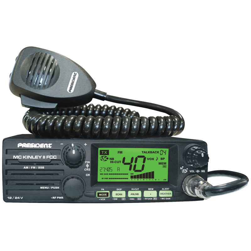President CB Radio - President McKinley II FM Free Shipping - CB Radio Supply