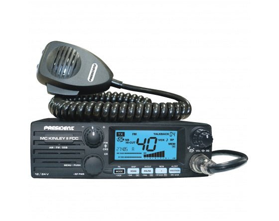 President CB Radio - President McKinley II FM Free Shipping - CB Radio Supply