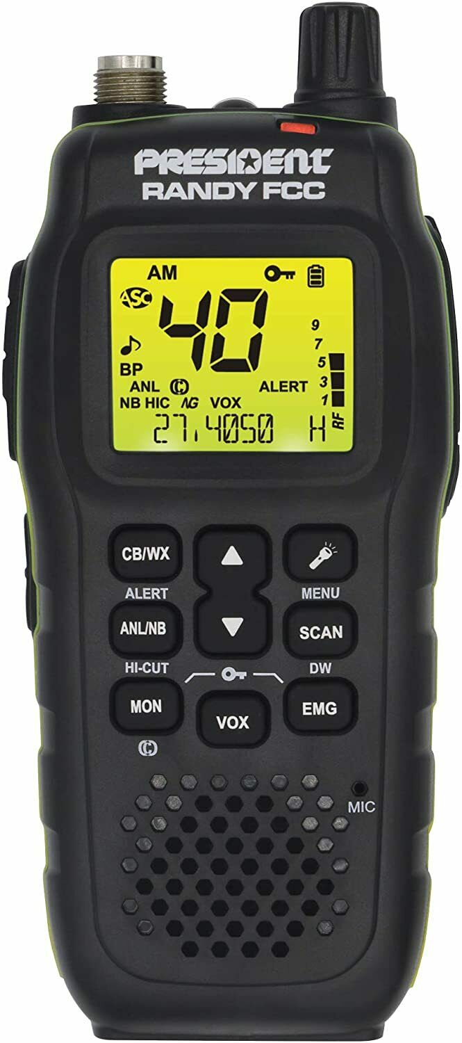 President Handheld CB Radio - Randy 40 Channel {Combo Kit} — CB