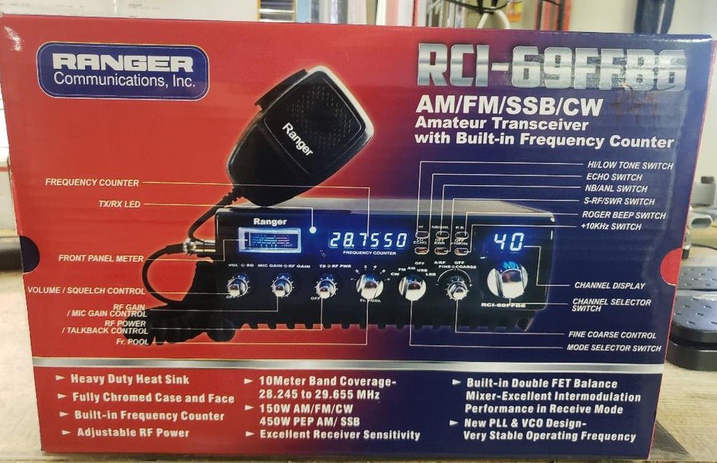 Ranger 10 Meter Radio - Ranger RCI-69FFB6 10 Meter Radio — CB Radio Supply