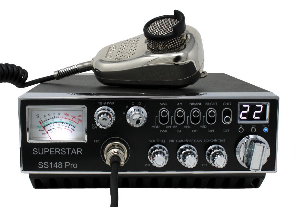 Ranger 10 Meter Radio - SuperStar SS148PRO 300 Watt 10 Meter Amateur Transceiver Radio - CB Radio Supply