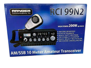 Ranger RCI-99N2 200 Watt SSB/AM 10 Meter Amateur Transceiver Radio BRAND NEW - CB Radio Supply