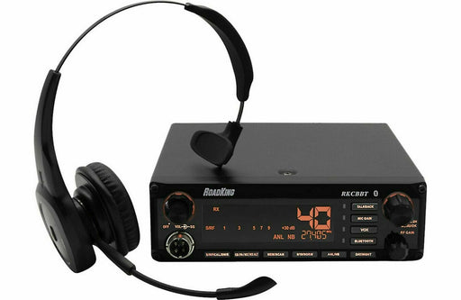 RoadKing CB Radio - RKCBBT Voice-Activated Hands-Free {w/ Bluetooth Headset} - CB Radio Supply