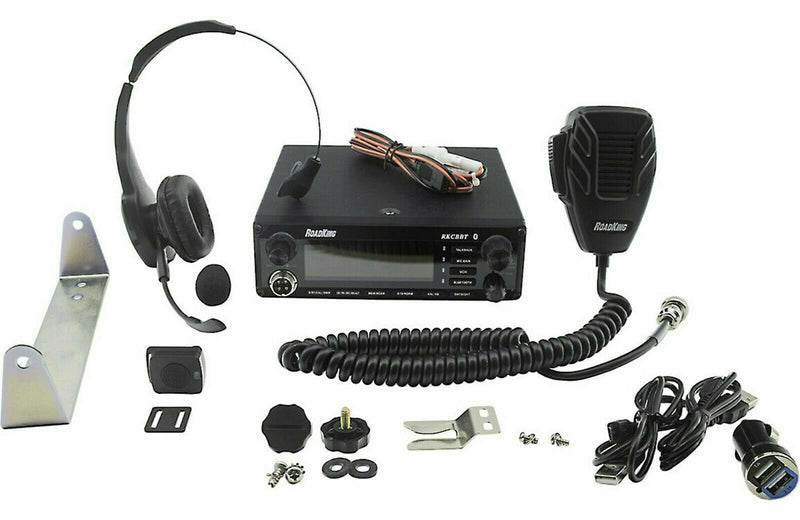 RoadKing CB Radio - RKCBBT Voice-Activated Hands-Free {w/ Bluetooth Headset} - CB Radio Supply