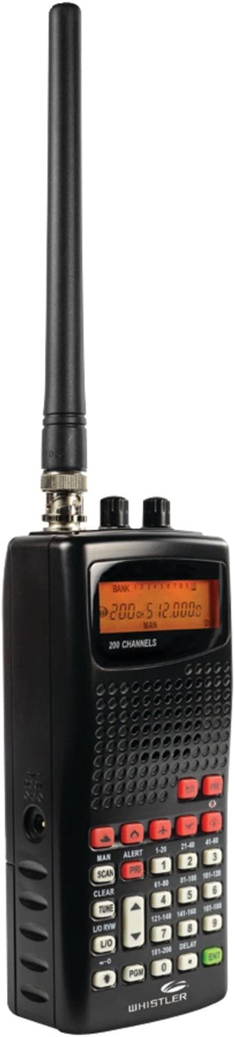 Scanners - Whistler WS1010 200 Channel Analog Handheld Police Scanner - CB Radio Supply
