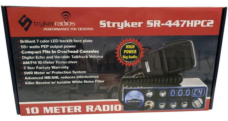 Stryker 10 Meter Radio - Stryker SR-447HPC2 Free Shipping!! - CB Radio Supply