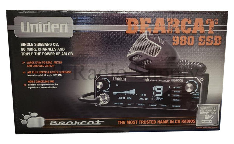 Uniden CB Radio - Uniden BC-980 AM/SSB Bearcat Single Sideband CB Radio - CB Radio Supply