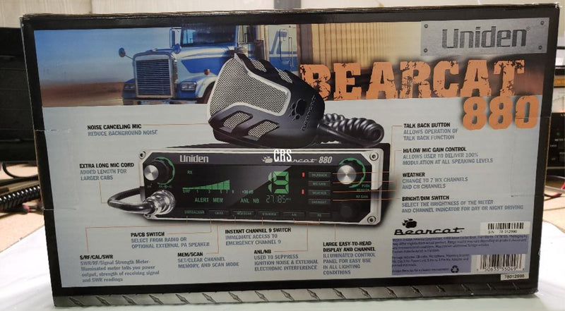 Uniden CB Radio - Uniden BEARCAT 880 CB Radio - CB Radio Supply