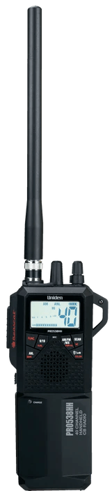 Uniden CB Radio - Uniden PRO538HHFM Handheld CB Radio With FM And Vehicle Adapter Kit - CB Radio Supply