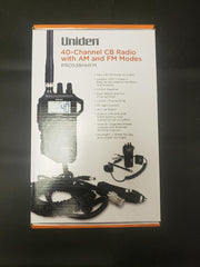 Uniden CB Radio - Uniden PRO538HHFM Handheld CB Radio With FM And Vehicle Adapter Kit - CB Radio Supply